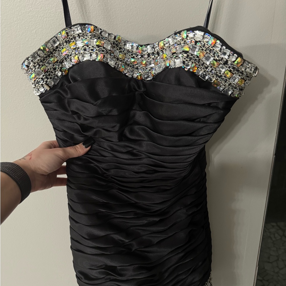 black dress